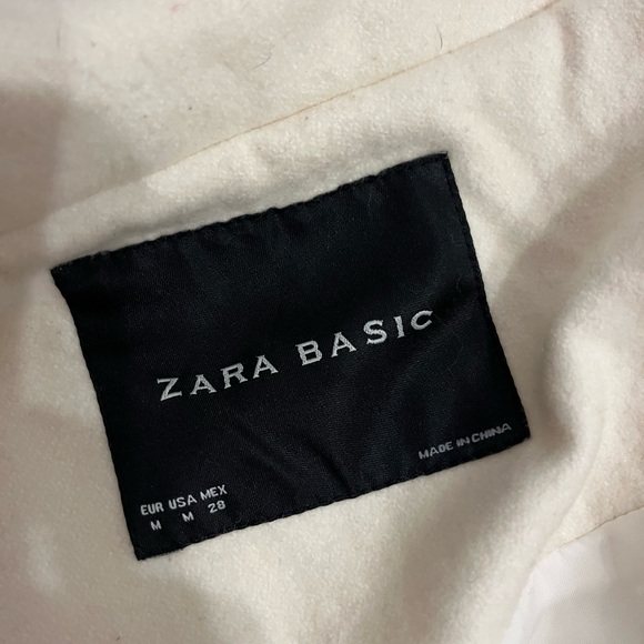 Zara Cream military jacket - Size M - Picture 6 of 6